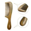 Wooden Comb Hair Green Sandalwood Comb Anti-Static Wooden Comb Hair