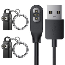 Charging Cable for Shokz OpenSwim Pro with 2 Type C Adapters, Gorixer Type C Cable Charging Converter Compatible for Shokz OpenSwim Pro, 4 Pin Magnetic Charger Cord for Shokz Bone Conduction Headphone
