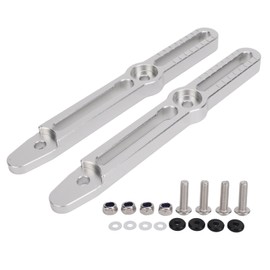 Windscreen Adjusters Bracket Kit Aluminum Reduce Noise Replacement for Suzuki V‑Strom 800DE DL800 2022 to 2024 Silver