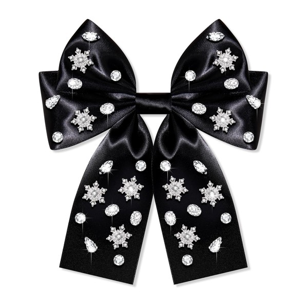 Christmas Hair Bows for Women Xmas Bow Reindeer Tree Hair
