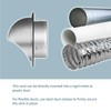 Insvrecho 6-Inch Round Dryer Vent Covers Outdoor, Stainless Steel exhaust