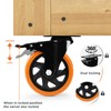Caster Wheels, Heavy Duty 6 Inch Casters Set of 2,