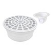 FLEXIMATIC 2261 Coladera Universal blanca con check anti-olores