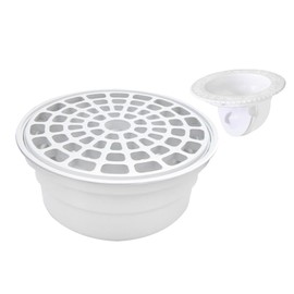 FLEXIMATIC 2261 Coladera Universal blanca con check anti-olores