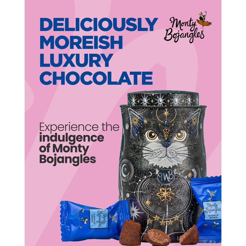 Monty Bojangles Violet Rebel Cat Tin 135g