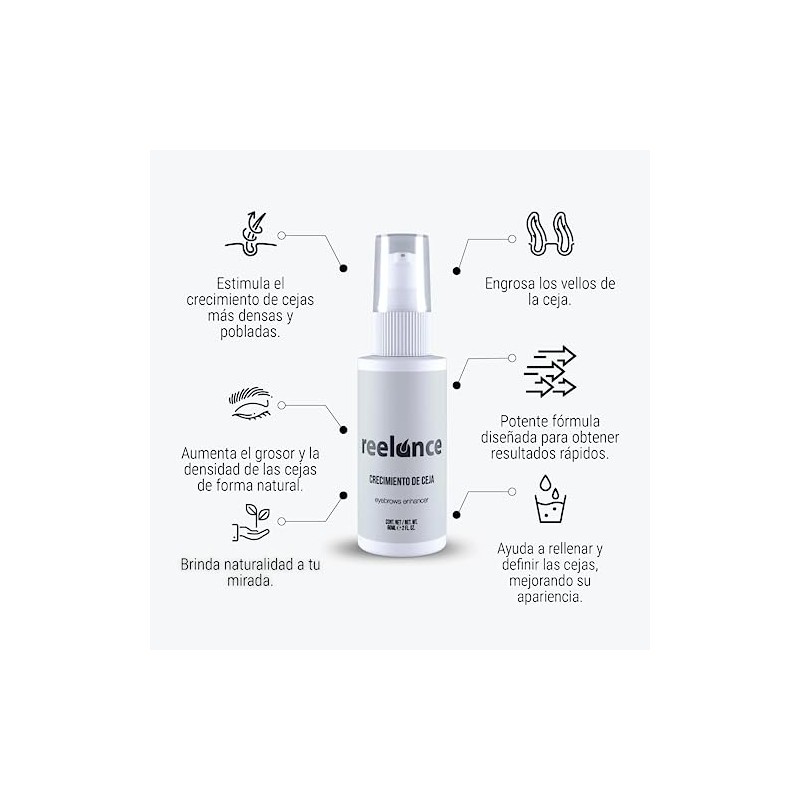 Sérum de Crecimiento para Cejas 60 ml | Potenciador Natural,