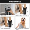 Augwind Buddy Muddy Pet Foot Cleaner with Handle, Adjustable Brush,