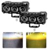 Exploradoras LED Auxiliares para Moto, 2 Piezas, 18000LM, 3 Modos