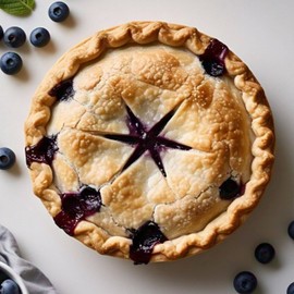 Andy Anand Sugar Free Blueberry Pie - Enjoy the Amazing Taste of a Classic Amazingly Delicious, Traditional Recipe and Unique Flavor, Diabetic Friendly, Perfect for Guilt free Celebrations (2.9 lb)