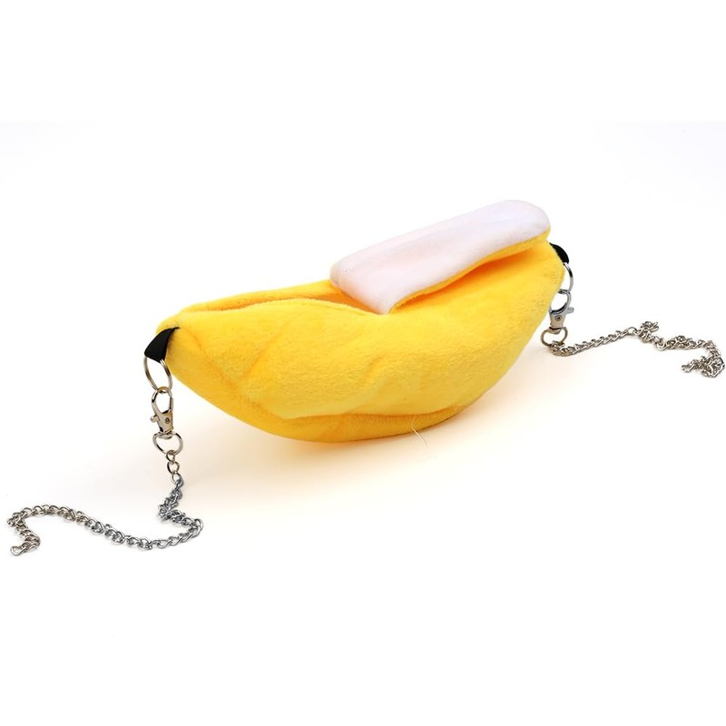 DQITJ 2 Pack Sugar Glider Bed House Hamster Banana Warm