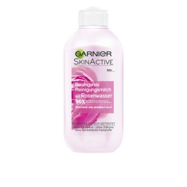 Garnier SkinActive Reinigungsmilch mit Rosenwasser Trockene und sensible Haut, (200 ml)