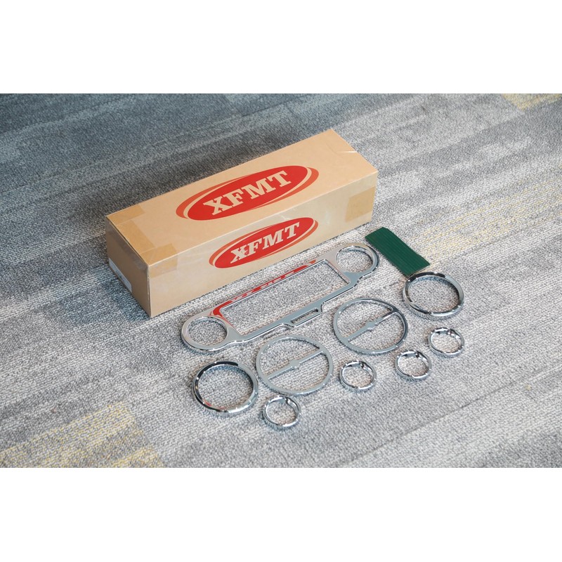 XFMT Chrome Inner Fairing Trim Kit Compatible with Harley Electra