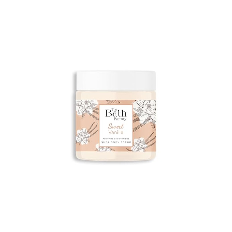 The Bath Factory,Sweet Vanilia Shea Body Scrub,300 Gramm