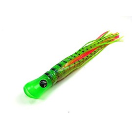 Lobo Lures Skipjack #30 Hybrid UV Ballyhoo or Regular Tuna Mahi Marlin Trolling Lure (Green-Zucchini)