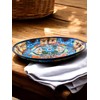 Large Talavera Oval Platter – 17.5” x 10” Hand-Painted Ceramic