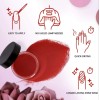 Beetles Nail Dip Powder Refill Set "Rose Red" 12 Colors