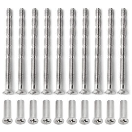 20 Sets Door Handle Screws M4 Door Handle Fixing Screws Door Handle Screws Bolt Connecting Fixing for Fixing Door Handles Escutcheons Cabinet Drawers