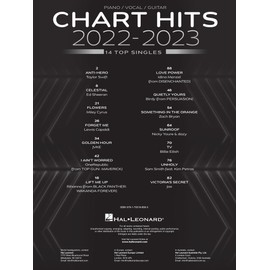 Chart Hits of 2022-2023 - Piano/Vocal/Guitar Songbook