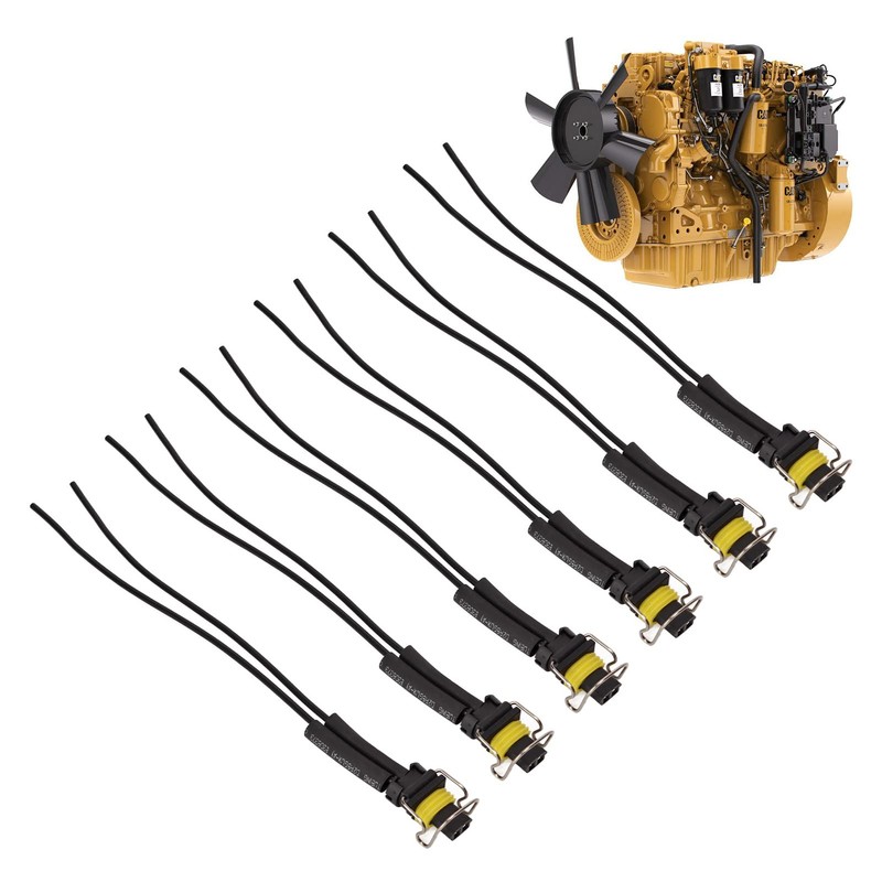 Fuel Injector Wiring Harness, 6PCS 366 9748, 2501107C1, 645 1001,