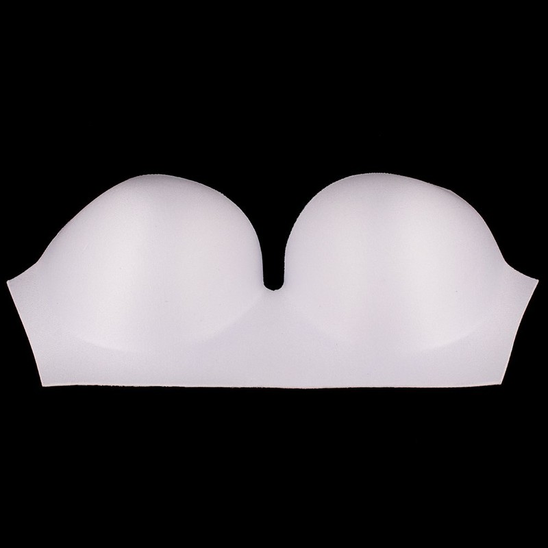 2piece White Bra Cup Chest Pads Sewing in Bra Cup