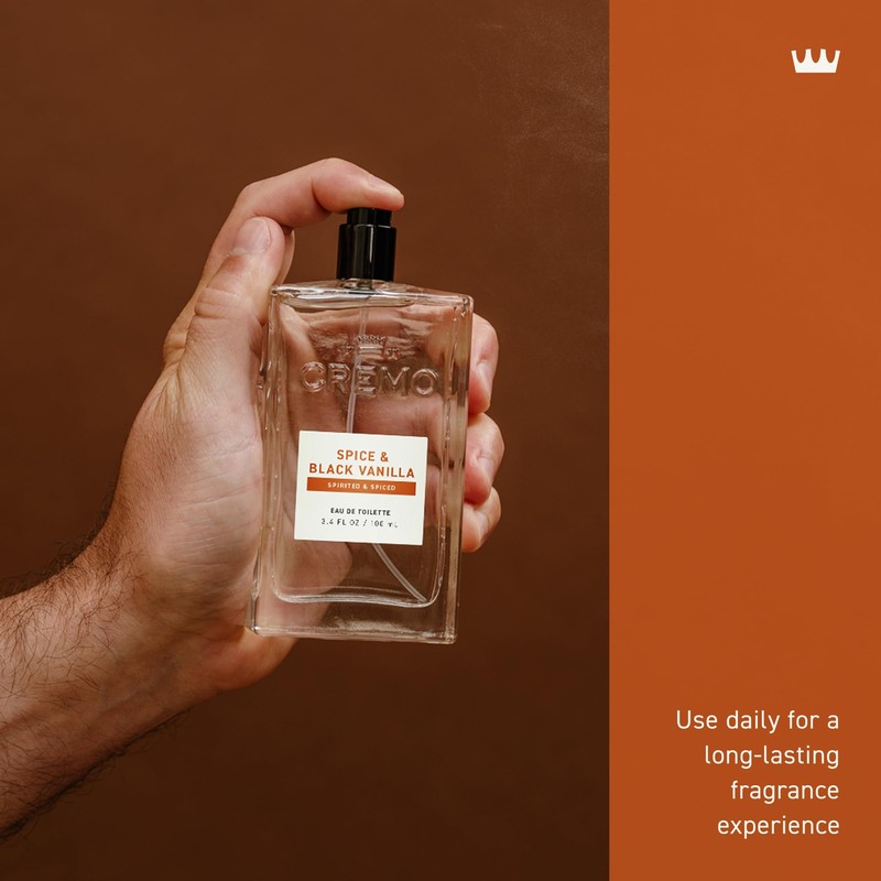 Cremo Cologne for Men - Spice & Black Vanilla Mens