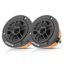 Warzone 2X WZ30TW 2.94-Inch Super Tweeter Speaker, 4 Ohm, 1300W Total Max Power, 103dB Sensitivity, Titanium Diaphragm, CCAW Voice Coil for Pro Car Audio (Pair)