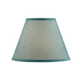 Aspen Creative 32078, Transitional Empire Shape Spider Construction Lamp Shade, Teal, 6" Top x 12" Bottom x 9" Slant Height