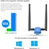 Nineplus WiFi 6 1800Mbps 802.11ax USB 3.0 Wireless Adapter with