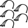 DKARDU 5 Pack Fan Splitter, Pwm 4 Pin 3 Pin