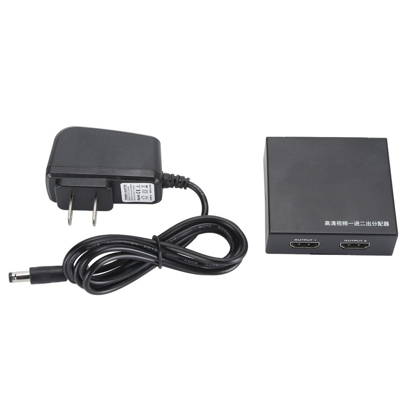 HD Multimedia Interface Splitter 1 in 2 Out Display Duplicator