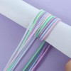3Pcs Cable Protector,1.55M Spiral Data Cable Protective Sleeve,Flexible Cable Wire