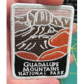 New Traveler Series Embroidered Patch - Guadalupe Mountains National Park Texas