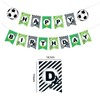 Zorpex Soccer Birthday Decorations, Sport Themed Happy Birthday Banner, Boy