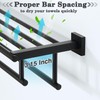 Alise Towel Rack for Bathroom Wall Mount,Double Towel Bars for