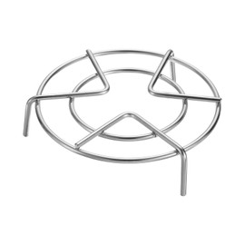 uxcell Steam Rack 5.5" Dia Stainless Steel Trivets Steaming Steamer Rack Basket for Pots, Electric Pressure Cooker, Pan, Silver (1.2" Tall)