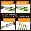 Wire Stripper for Drill, Wire Twister Tool for Drill, 14-12-10-8-6