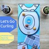 Ybgocot Poop Game,Poop Curling Game for Kids,Tabletop Mini Shuffleboard,Family Table