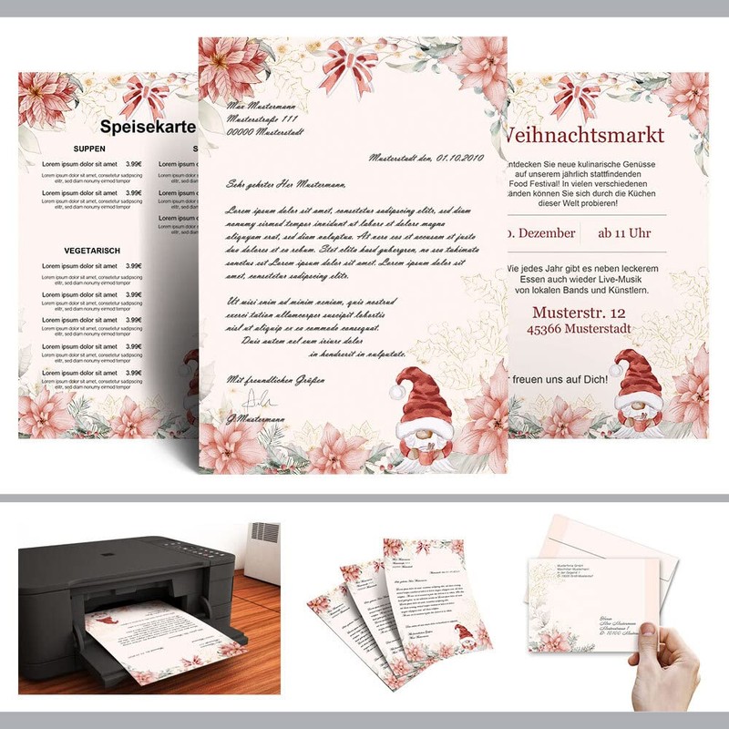 Writing Paper Sets Christmas World Christmas Tale 50 Sheets Letter