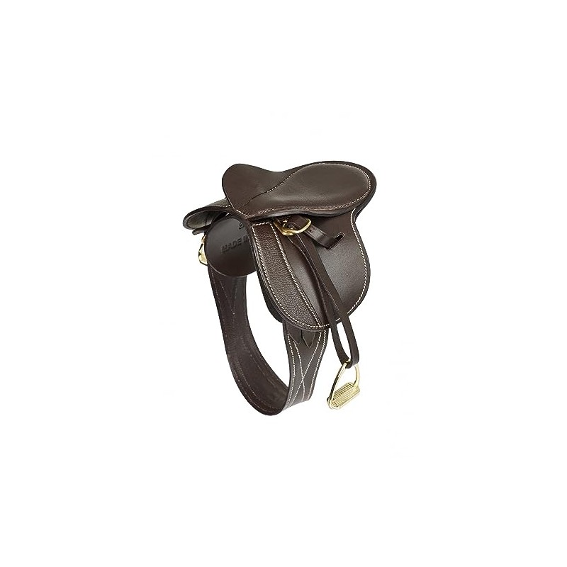 LeMieux Toy Pony Saddle - Brown - Fine Grain Leather