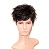 Lucan Ano the Rme Men's Wig, Cool Short, FW-M03-BL, Natural