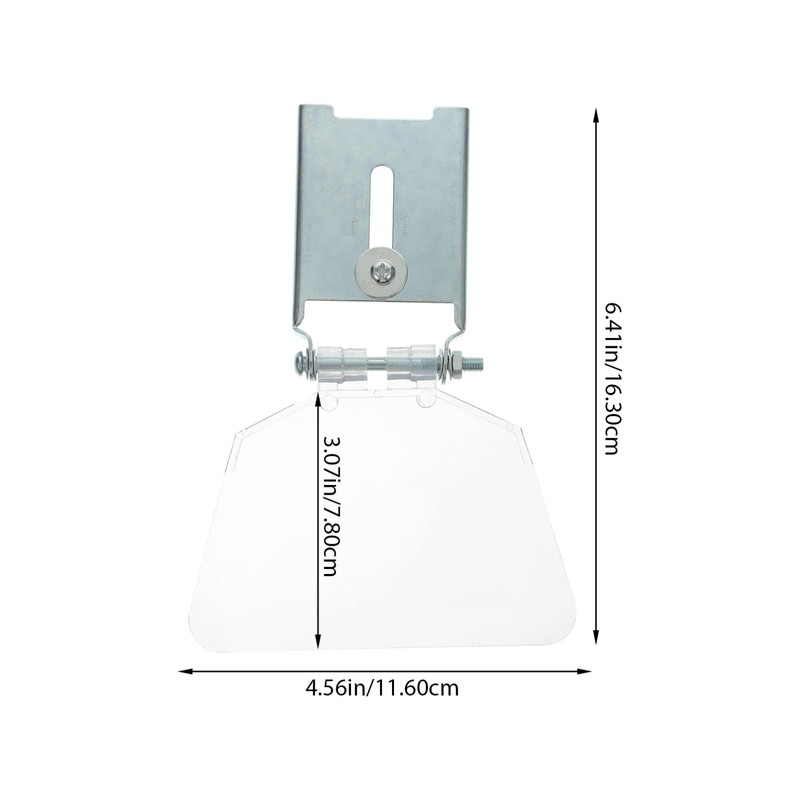 Bench Eyeshield, 2 Pcs Stainless Steel Bench Guard Shield Eyeshield