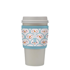 Sok It Hot Sok Coffee & Tea Reusable Insulated Neoprene Cup Sleeve (Snow Friends)