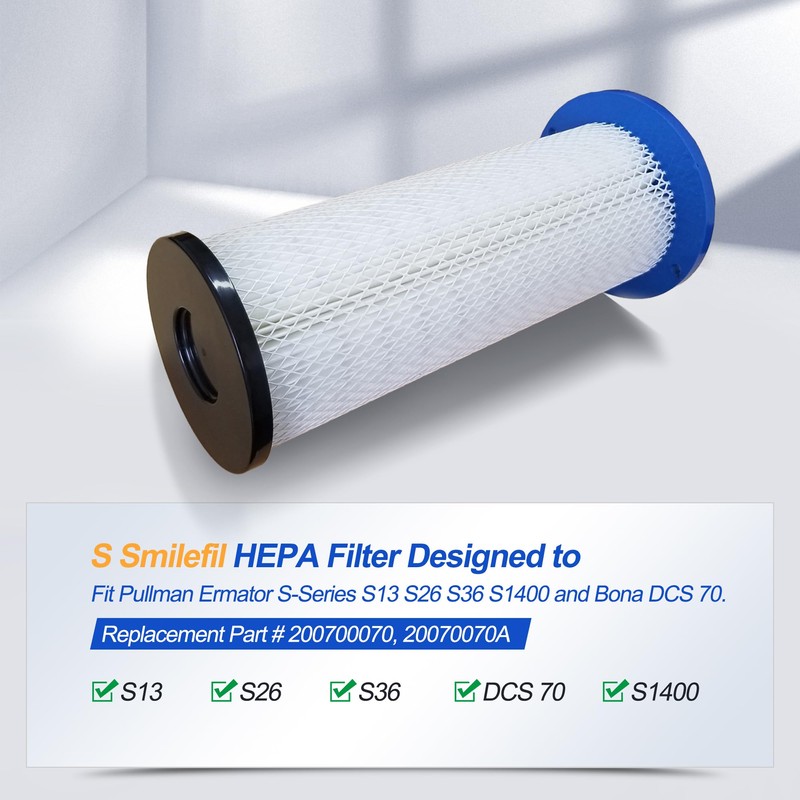 Smilefil 2 Pack S26 Vacuum HEPA Filters Replacement Fits for