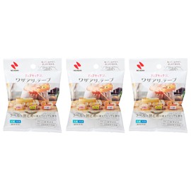 Nichiban Deer Kitchen Wazaari Tape, Refill, White, 1.0 inches (25 mm x 6 m), Set of 3 | Cut by Hand, Food Storage Labels, Stickers, Kitchen Tape, Sealing, Date, Shelf Life, Freezer, Storage, Easy to