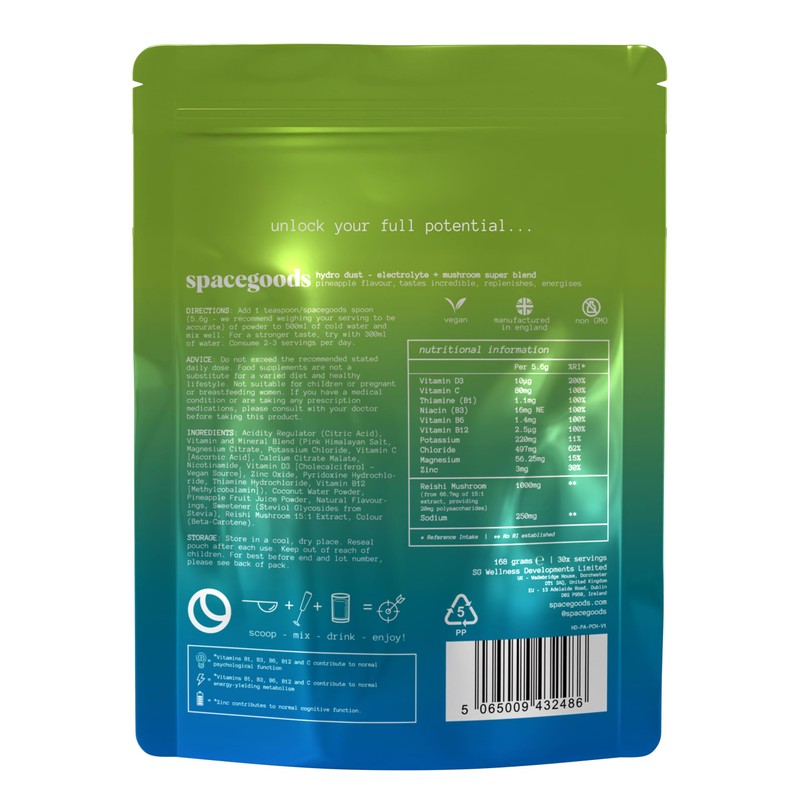 Spacegoods Hydro Dust 174g | 30 Servings | Pineapple