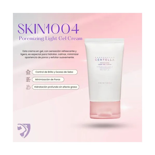 Skin1004 Madagascar Centella Poremizing Light Gel Cream 75ml Tipo de