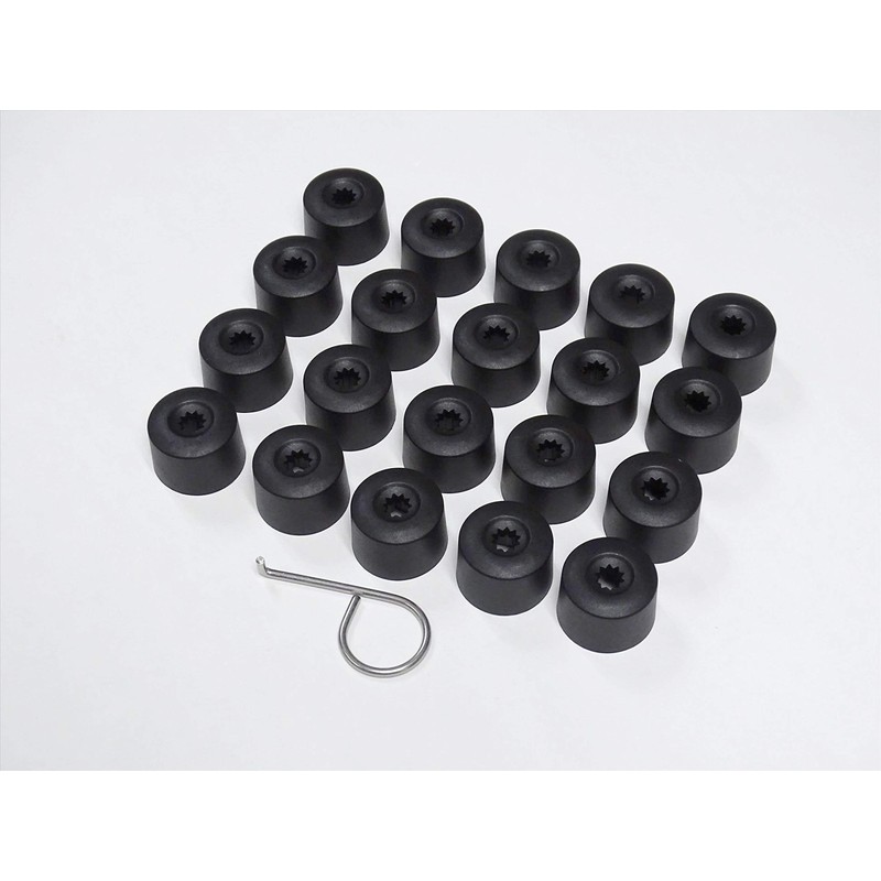 Partsdealers Round Type Wheel Nut Covers for VW Arteon Beetle