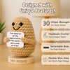 Thank You Gift for Women - Positive Crochet Potato Doll