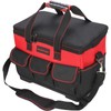 17 Inch Tool Bag with Adjustable Shoulder Strap,Wide Mouth Tool