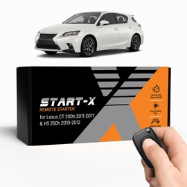 Start-X Remote Starter Kit for Lexus CT 200h (2011, 2012, 2013, 2014, 2015, 2016, 2017), HS 250h (2010-2012) Vehicles | Push-to-Start Ignition | Plug & Play Install | Zero Wire Splicing